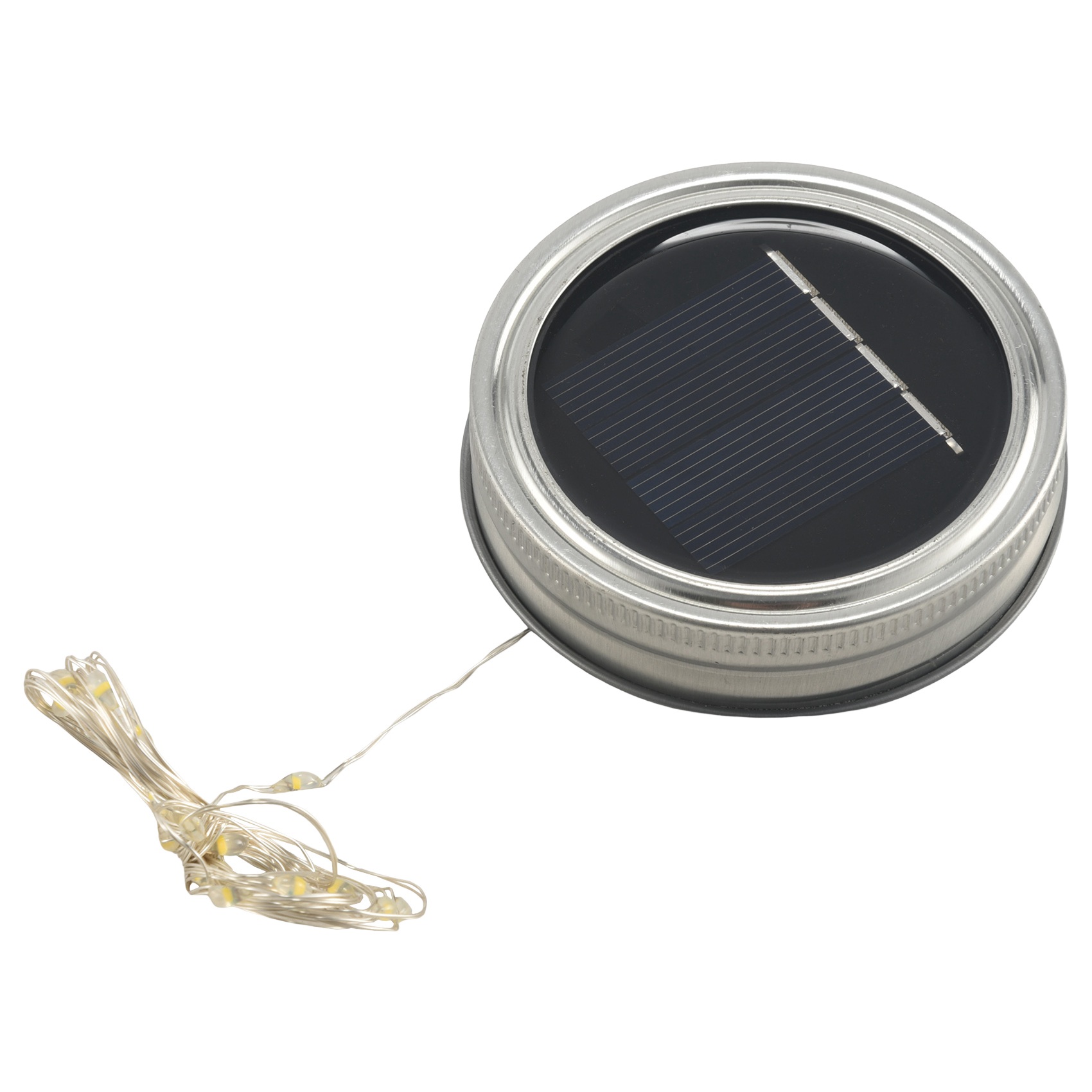 Led Fairy String Lights - BMBY-Solar Jar Lid Lights, 6 Pack
