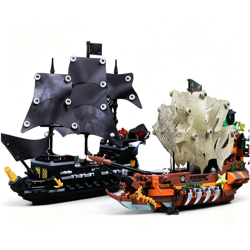 Lego Set Creator - Creative MOC Pirate Boat Ship Building