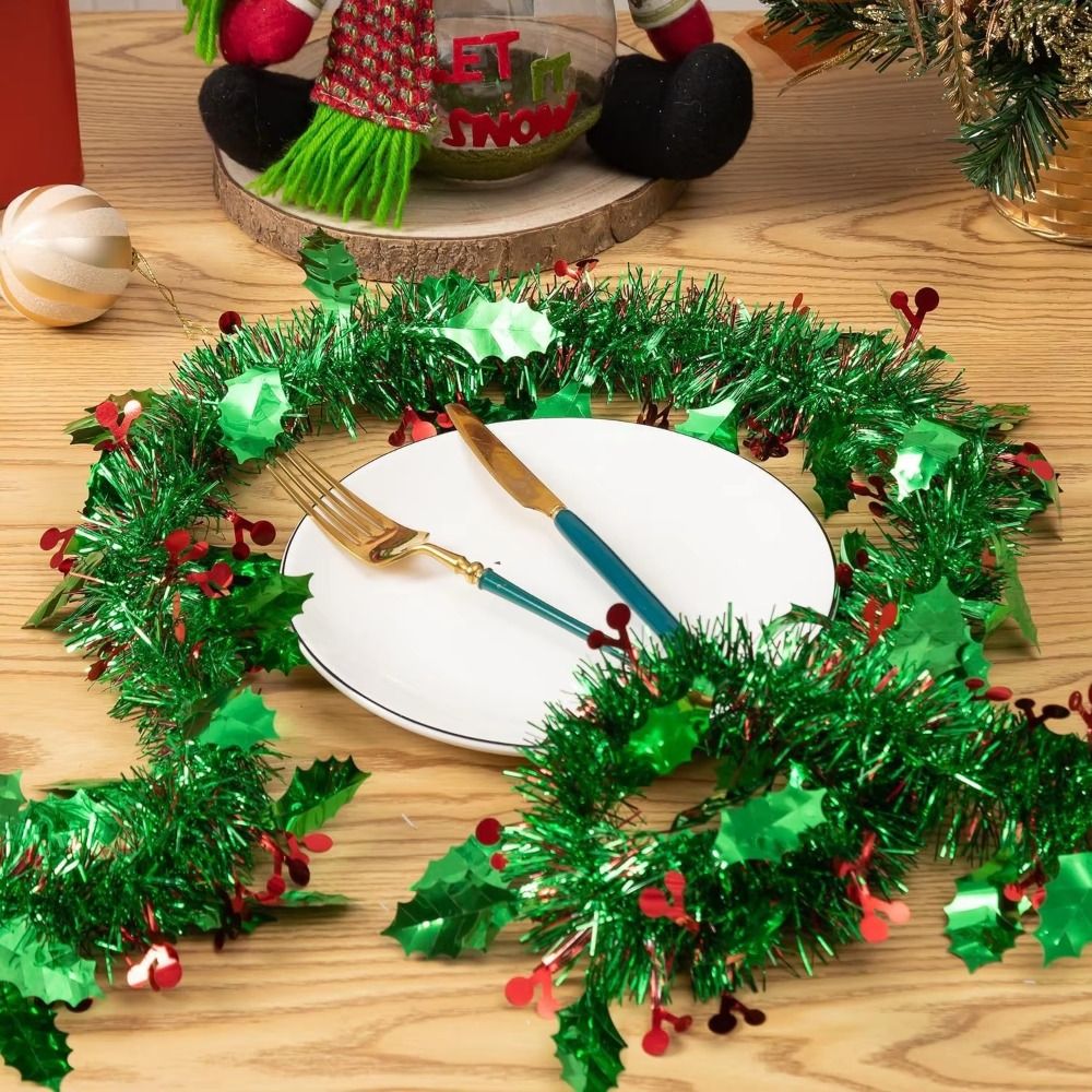 2PCS Reusable 2M Christmas Gar - огляд і ціна Tinsel Garland Decoration