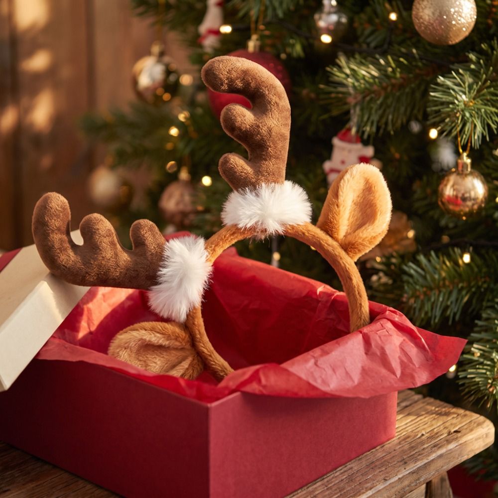 Plush Antler Headband Cute Fes - огляд і ціна Reindeer Antlers Headband