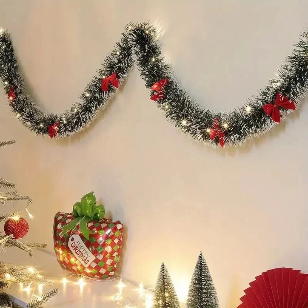 Christmas Tinsel Garland Artif - огляд і ціна Tinsel Garland Decoration