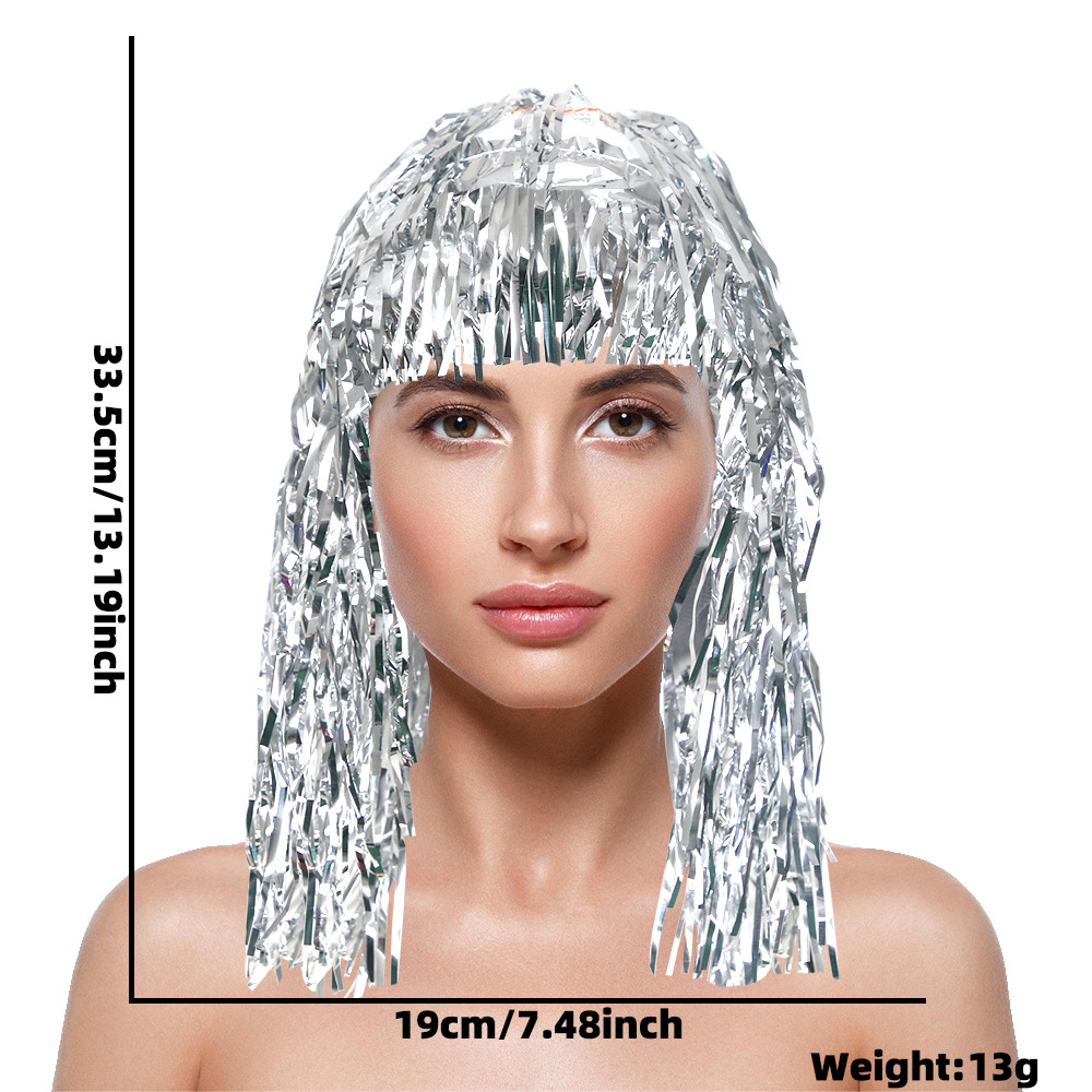 Cosplay Disco Wig Foil Tinsel  - огляд і ціна Tinsel Garland Decoration