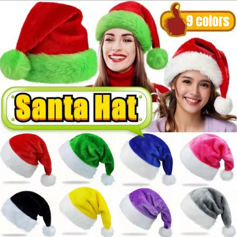 Plush Santa Hats Velvet Christ - огляд і ціна Santa Hat Plush