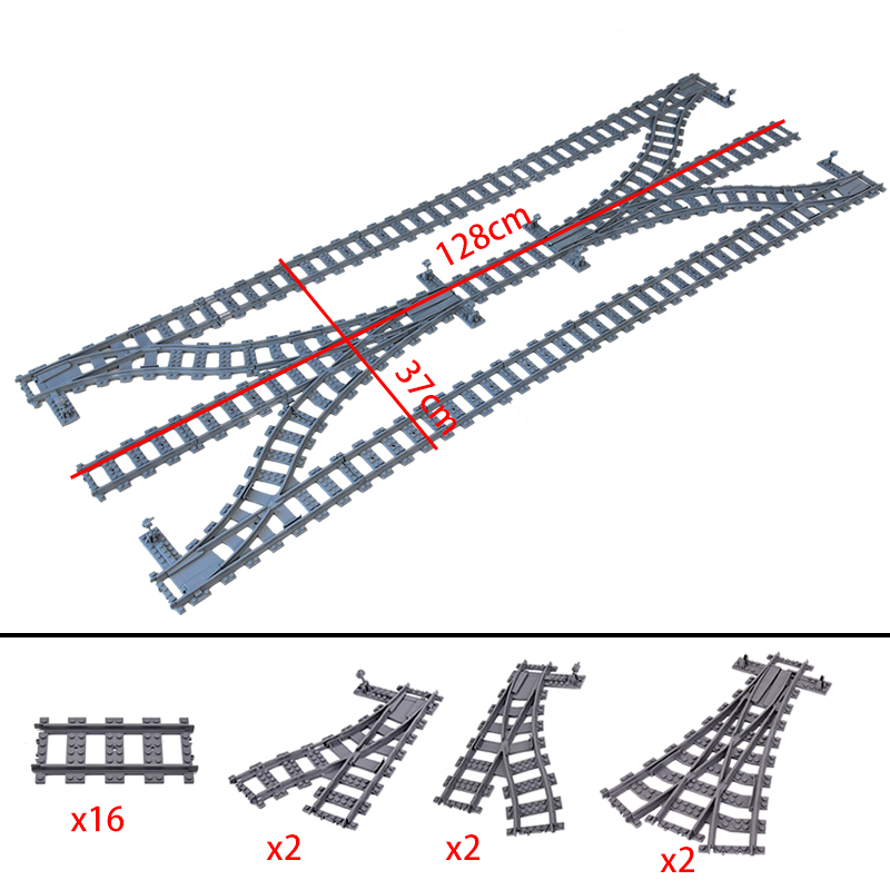 MOC City Train Rail Left and R - огляд і ціна Lego Set Creator