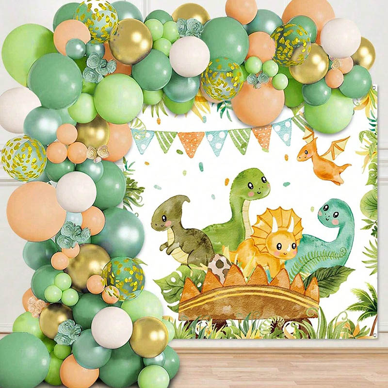 Dinosaur Balloon Set Arch for  - огляд і ціна Tinsel Garland Decoration