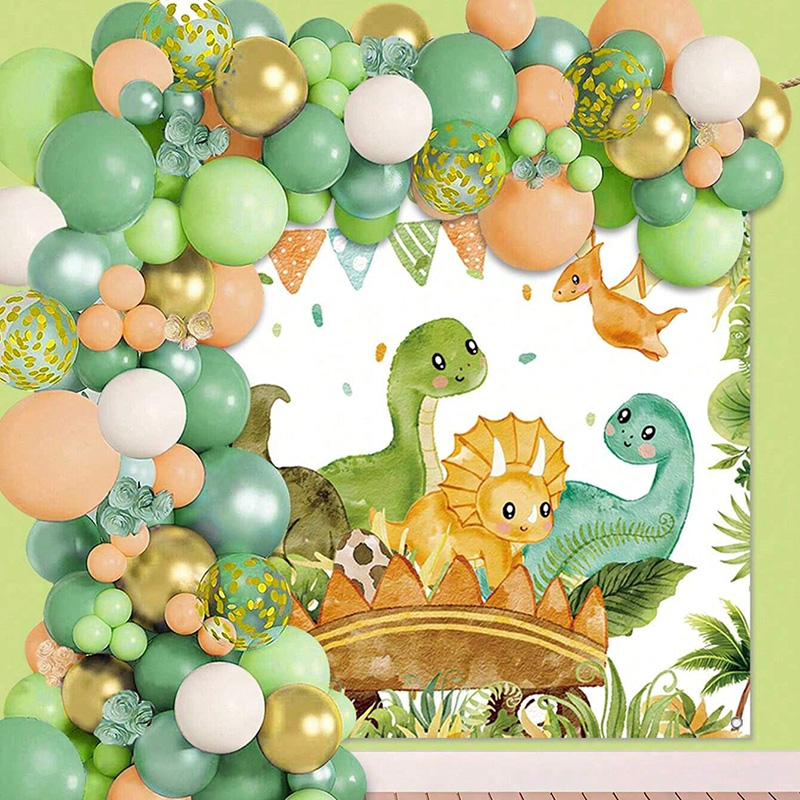 Dinosaur Balloon Set Arch for  - огляд і ціна Tinsel Garland Decoration