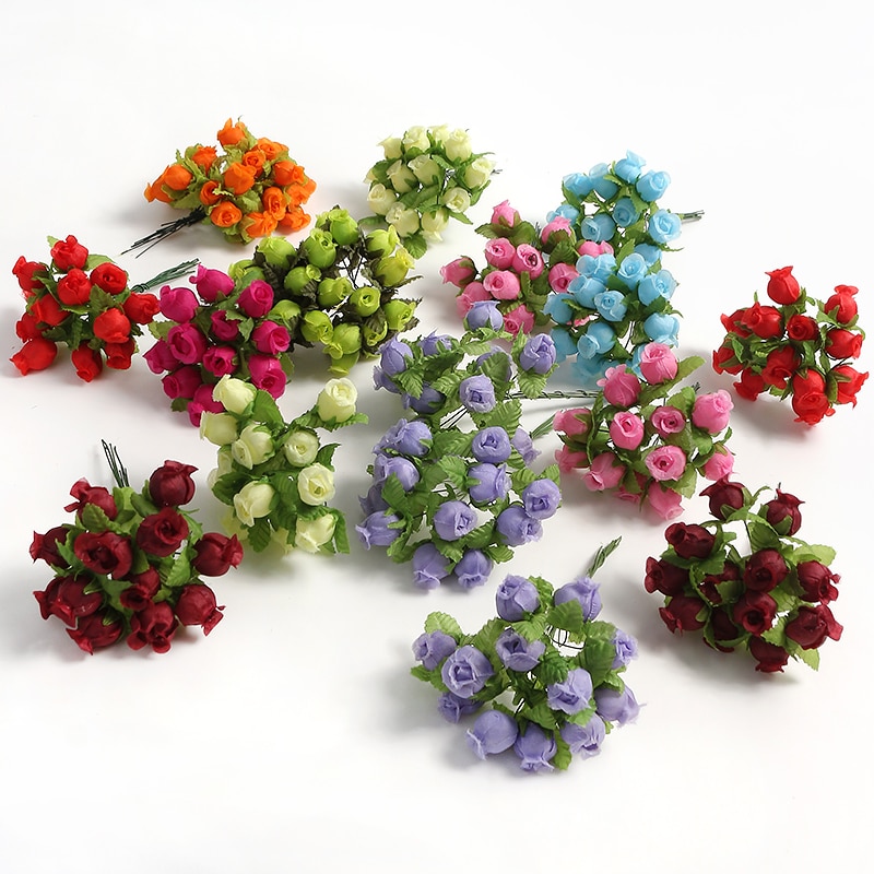 12/36/72/144PCS Rose Artificia - огляд і ціна Christmas Wreath Fake