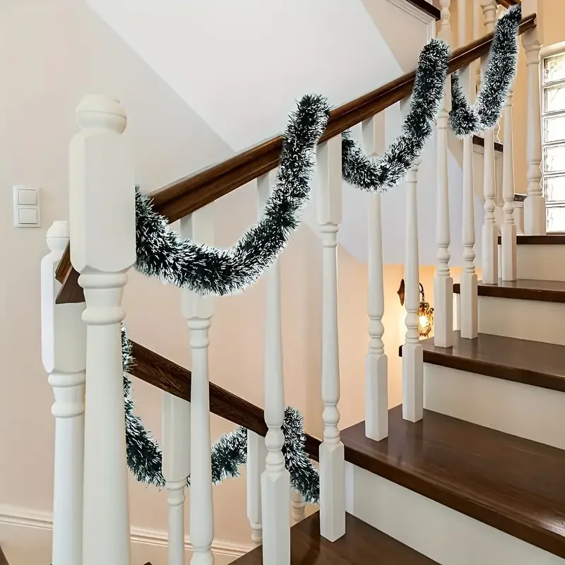 1/3/5PCS 2M Metallic Green Whi - огляд і ціна Tinsel Garland Decoration