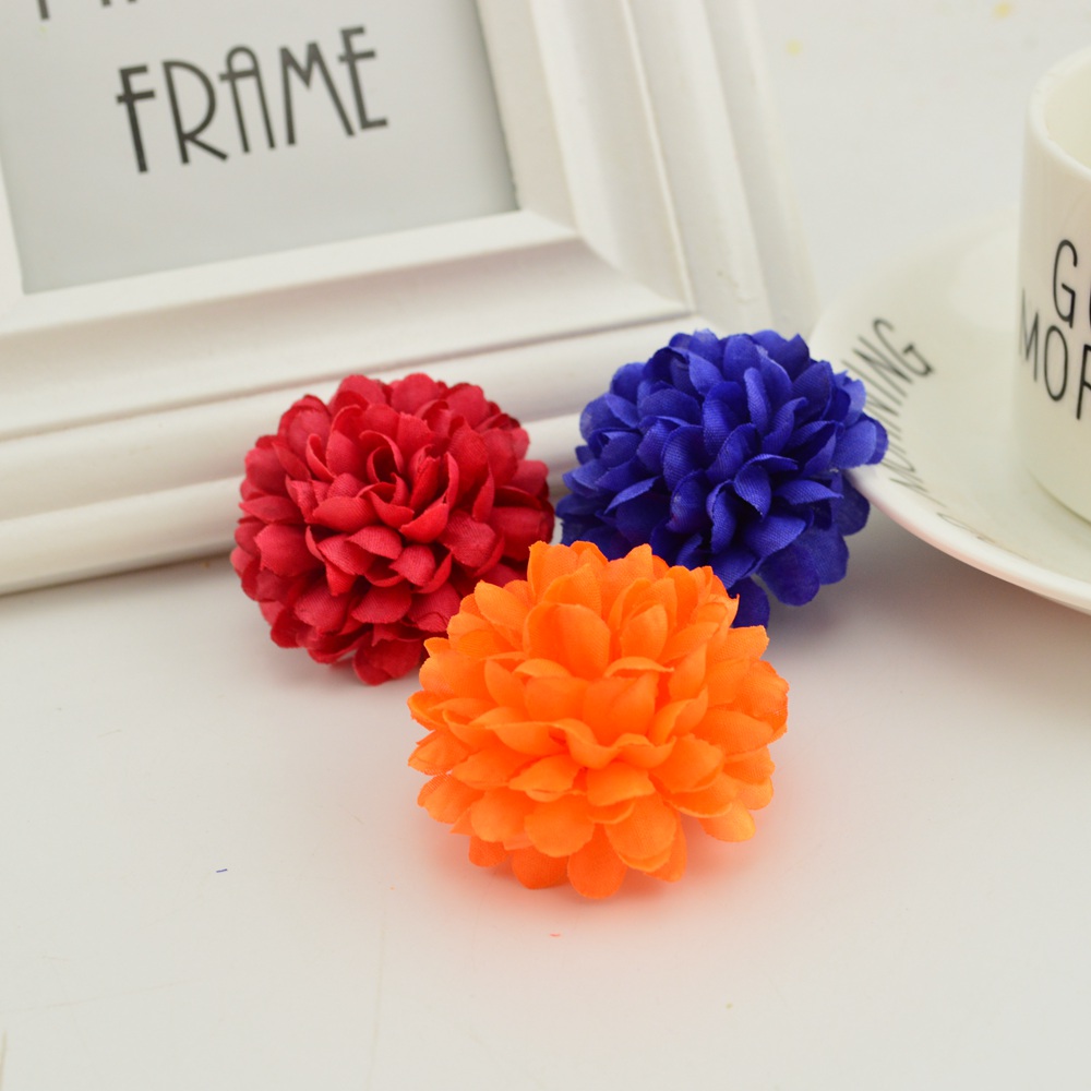 200PCS 5CM Silk Chrysanthemum  - огляд і ціна Christmas Wreath Fake