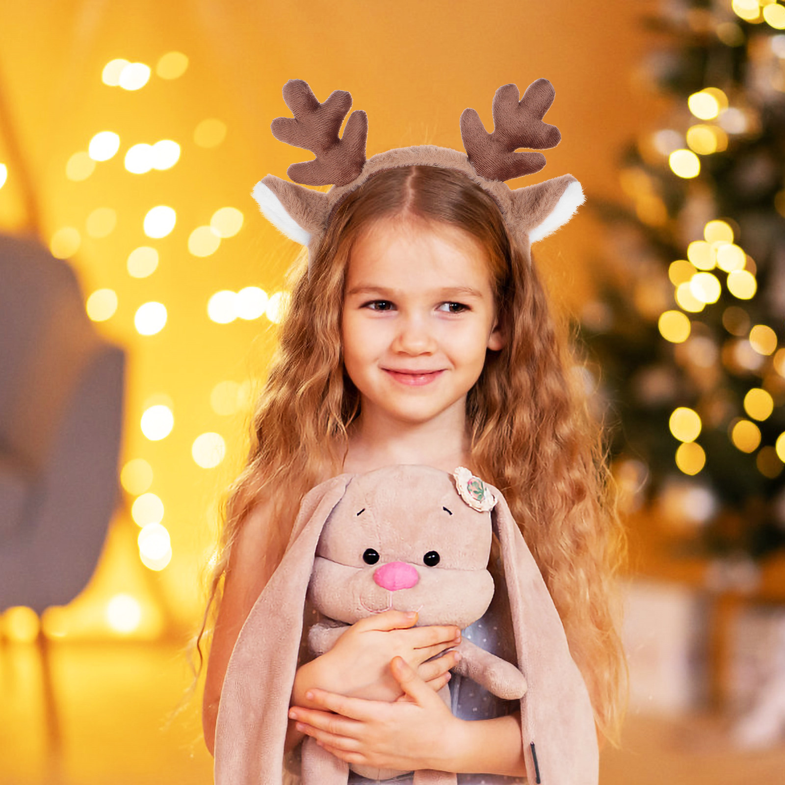 Christmas Headband Reindeer An - огляд і ціна Reindeer Antlers Headband
