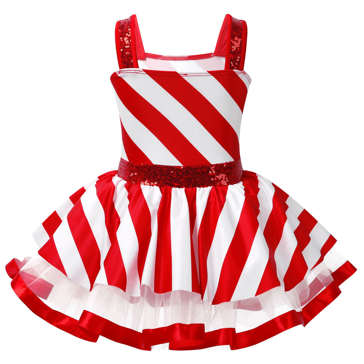 Girls Christmas Candy Cane Cos - огляд і ціна Elf Costume Christmas