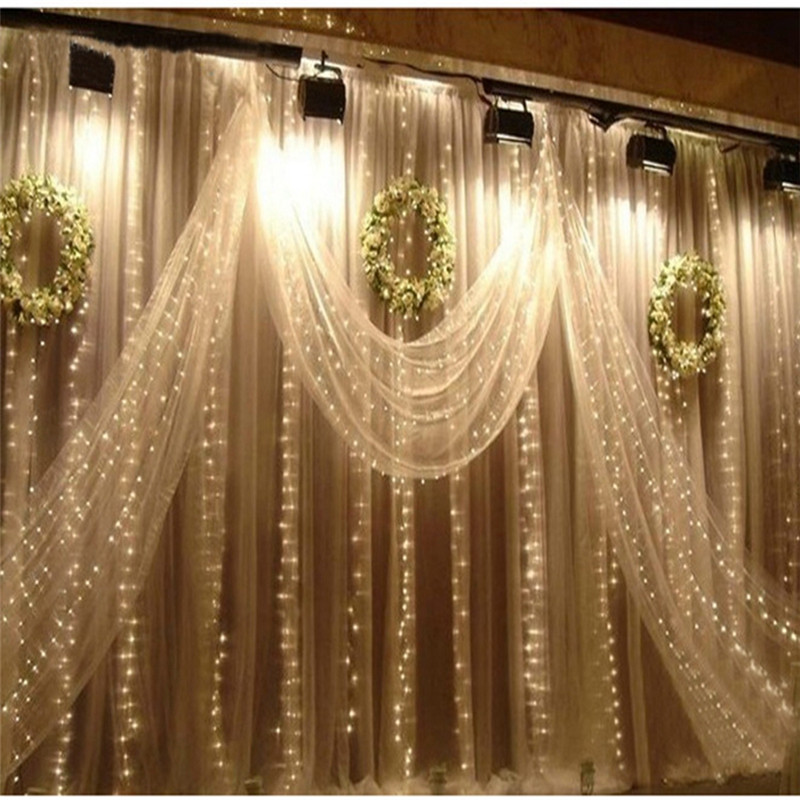 LED String 3MX3M 300LED Curtai - огляд і ціна Led Fairy String Lights