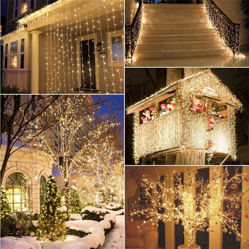 LED String 3MX3M 300LED Curtai - огляд і ціна Led Fairy String Lights